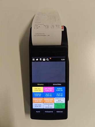 maksupäätekassa kuitti
